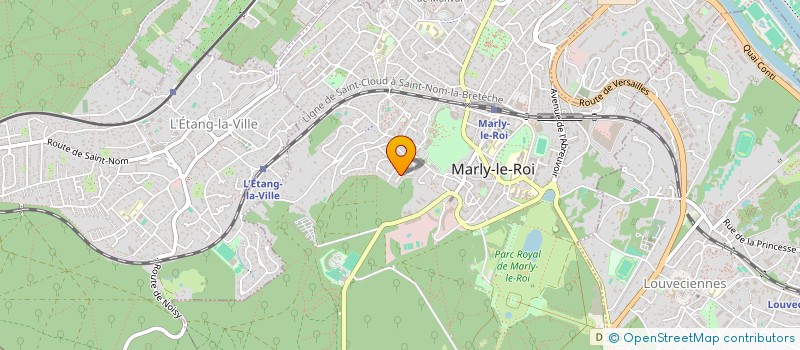 localisation de l'entreprise MA REINE  MARLY-LE-ROI