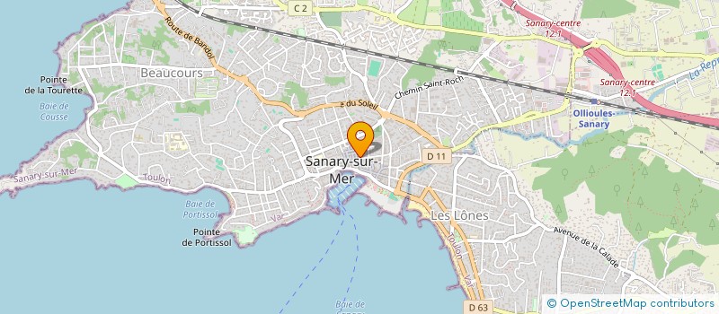 localisation de l'entreprise MA REINE à SANARY-SUR-MER