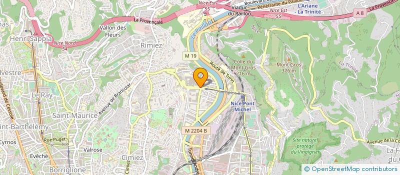 localisation de l'entreprise MA RENOV à NICE