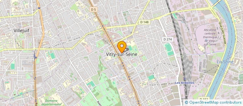 localisation de l'entreprise MA RENOV à VITRY-SUR-SEINE