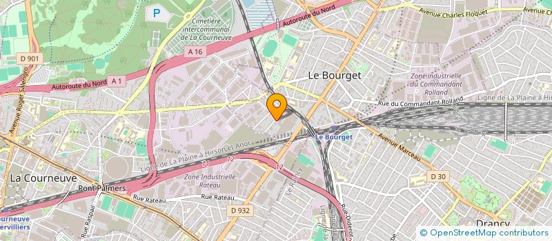 localisation de l'entreprise MA RENOV BAT à LE BOURGET