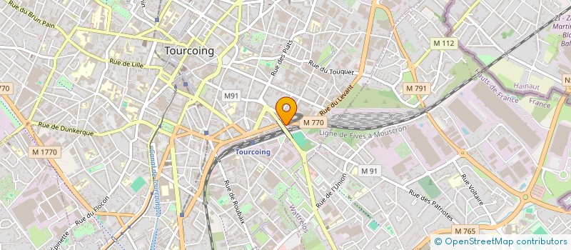 localisation de l'entreprise MA - RENOVATION à TOURCOING