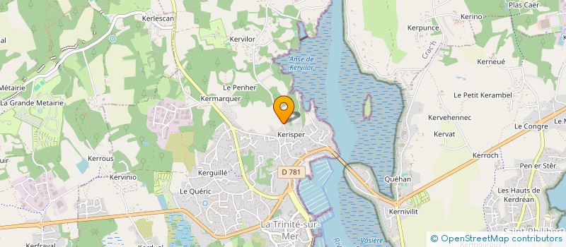 localisation de l'entreprise MA RETRAITE A 50 ANS  LA TRINITE-SUR-MER