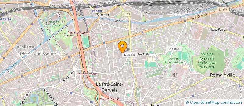 localisation de l'entreprise MA-RO-KO EXPLOITATION à PANTIN