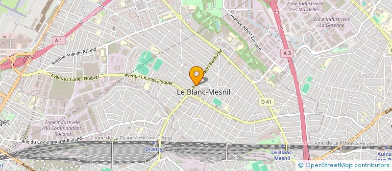 localisation de l'entreprise MA ROSADILIA à LE BLANC-MESNIL