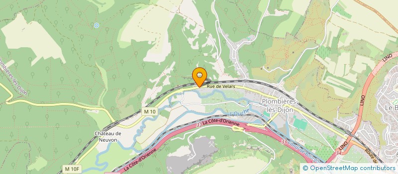 localisation de l'entreprise MA ROSE  PLOMBIERES-LES-DIJON