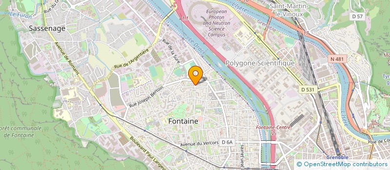 localisation de l'entreprise MA ROSE  FONTAINE