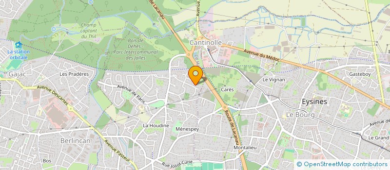 localisation de l'entreprise MA ROSE  LE HAILLAN