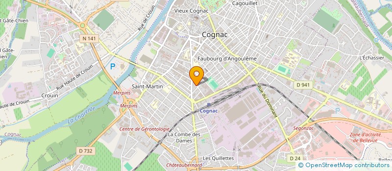 localisation de l'entreprise MA-RSE à COGNAC