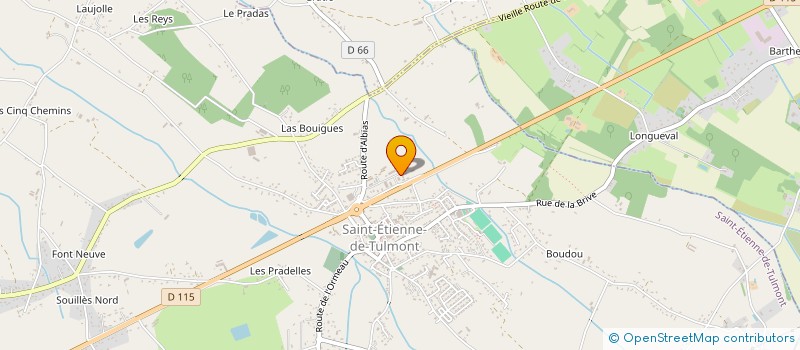 localisation de l'entreprise MA SERVICES  SAINT-ETIENNE-DE-TULMONT