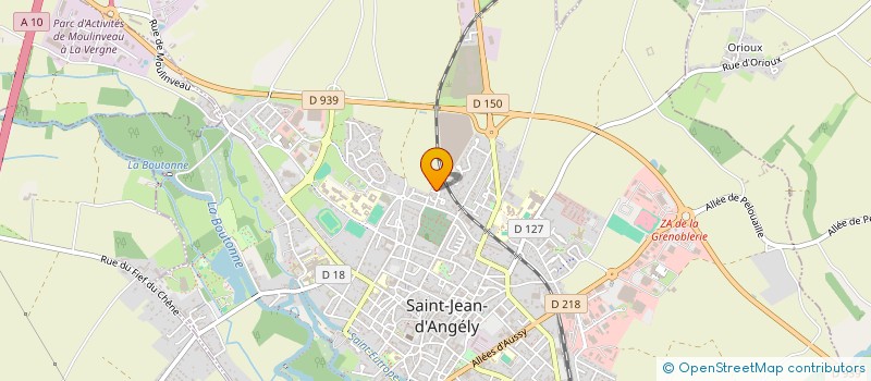 localisation de l'entreprise MA SERVICES  SAINT-JEAN-D'ANGELY