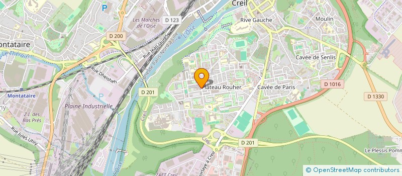 localisation de l'entreprise MA SERVICES  CREIL