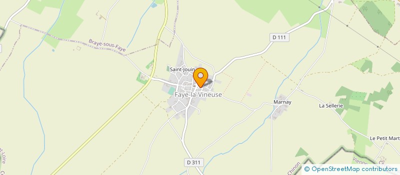 localisation de l'entreprise MA SEULE AGENCE  FAYE-LA-VINEUSE