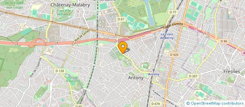 localisation de l'entreprise MA-SO à ANTONY