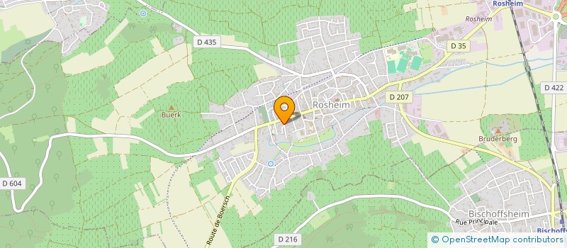 localisation de l'entreprise MA SORCIERE ET SA CORBEILLE  ROSHEIM