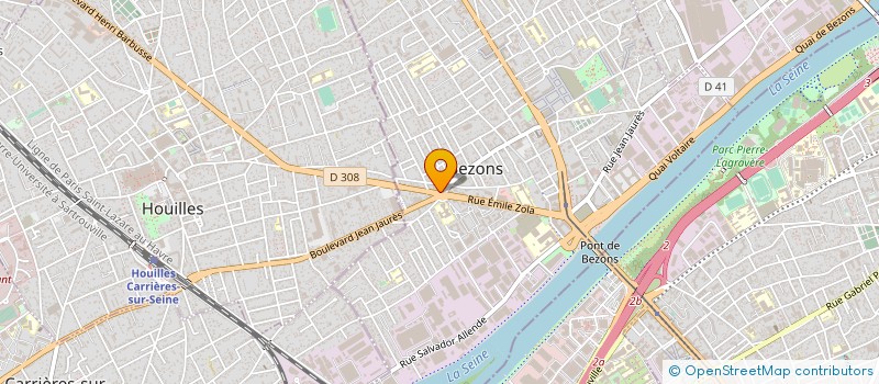 localisation de l'entreprise MA STAR à BEZONS