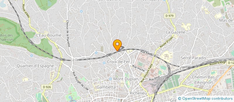 localisation de l'entreprise MA SUD MACONNERIE  NIMES