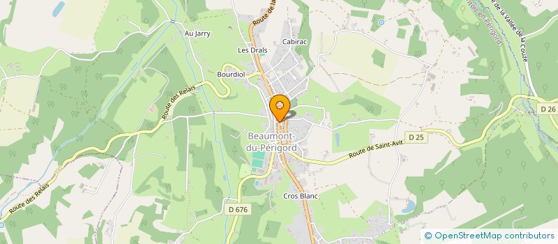 localisation de l'entreprise MA SUPER PETITE BOUTIQUE à BEAUMONTOIS EN PERIGORD