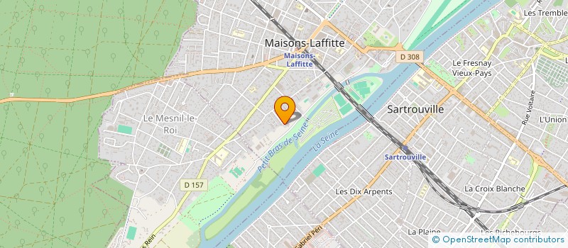 localisation de l'entreprise MA TEAM à MAISONS-LAFFITTE