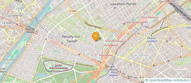localisation de l'entreprise MA TEINTURIERE DE L'OUEST à NEUILLY-SUR-SEINE