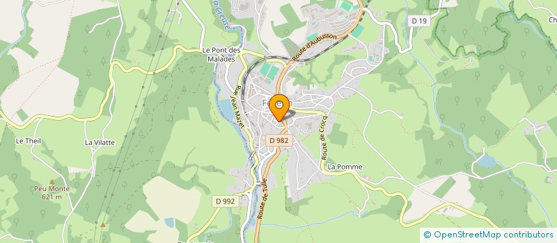 localisation de l'entreprise MA TELE MULTIMEDIA à FELLETIN