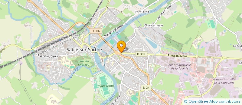 localisation de l'entreprise MA TERRASSE AQUATIQUE  PRECIGNE