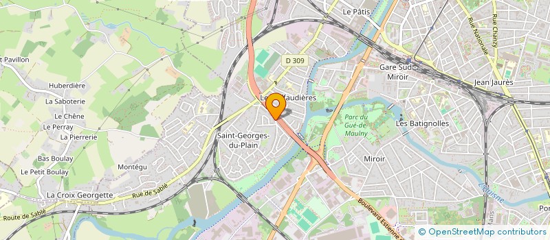 localisation de l'entreprise MA TERRE ROUGE 72  LE MANS