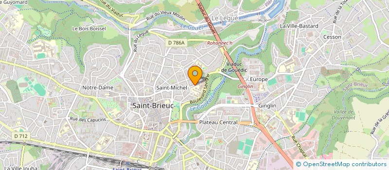 localisation de l'entreprise MA-THA à SAINT-BRIEUC