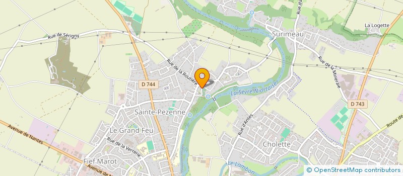localisation de l'entreprise MA TI NI EL à NIORT