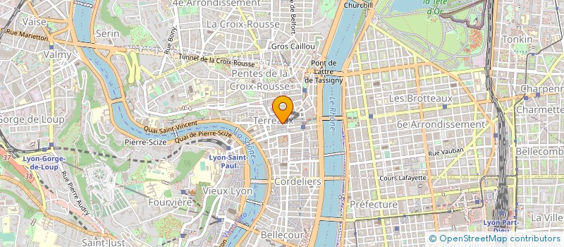 localisation de l'entreprise MA TIERS (MA 1/3) à LYON