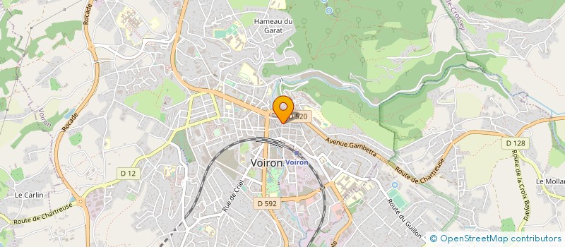 localisation de l'entreprise MA&TR à VOIRON