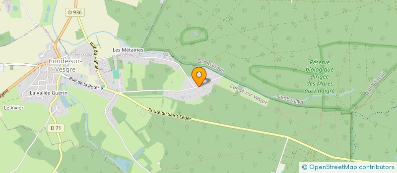 localisation de l'entreprise MA TRIBU  CONDE-SUR-VESGRE