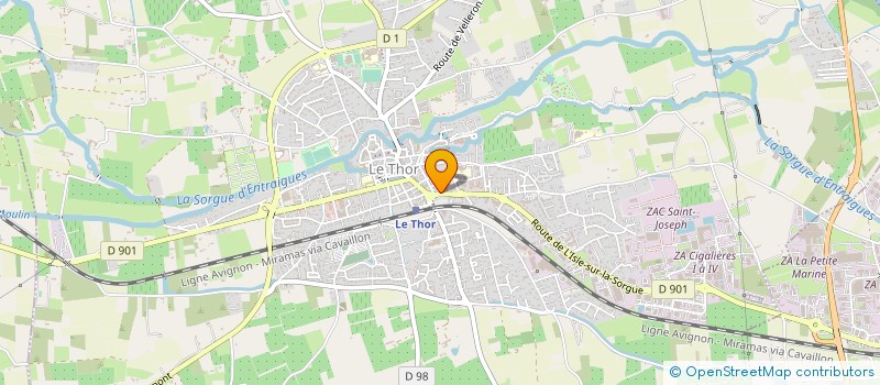 localisation de l'entreprise MA & VA  LE THOR