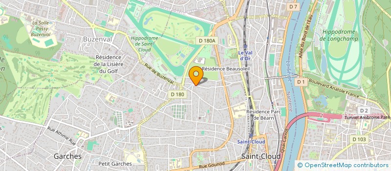 localisation de l'entreprise MA VALISE RAPIDE à SAINT-CLOUD