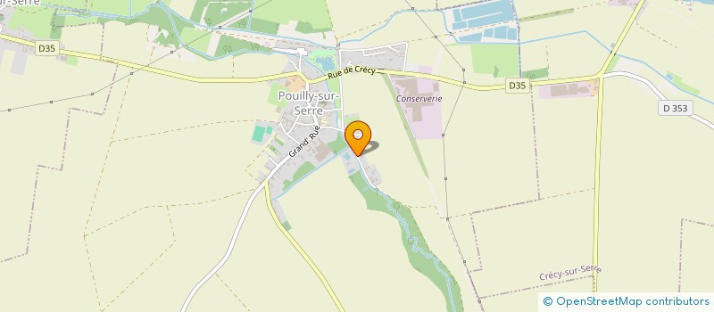 localisation de l'entreprise MA VIANDE AUTREMENT  POUILLY-SUR-SERRE