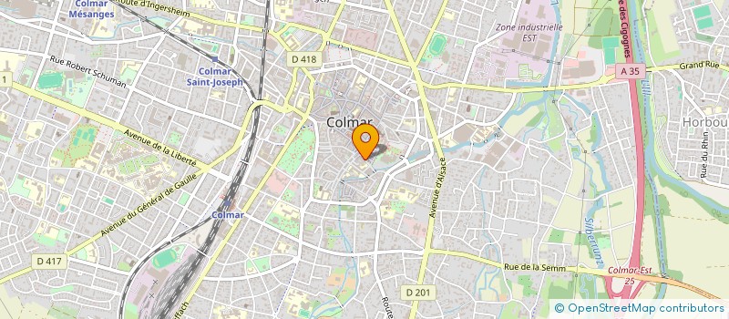 localisation de l'entreprise MA VIE  COLMAR