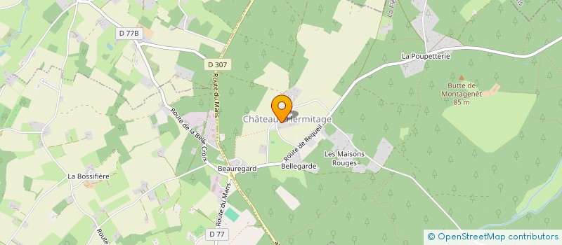 localisation de l'entreprise MA VIE D'CHATEAU  CHATEAU-L'HERMITAGE