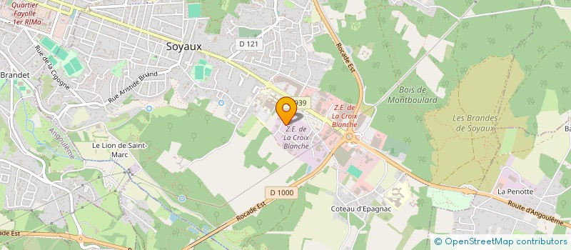 localisation de l'entreprise MA VOITURE D'OCCASION à SOYAUX