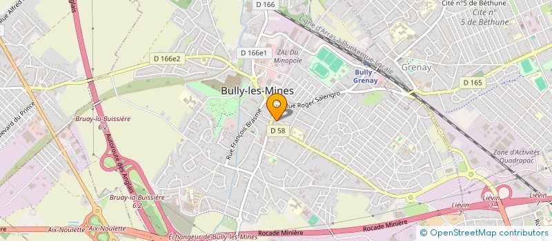 localisation de l'entreprise MA VSP 62  ROUBAIX