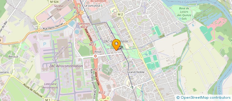 localisation de l'entreprise MA VTC à BLAGNAC