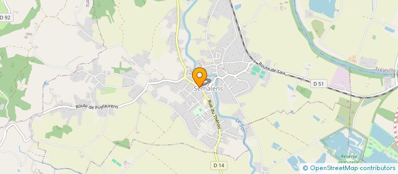 localisation de l'entreprise MA VTC  SEMALENS