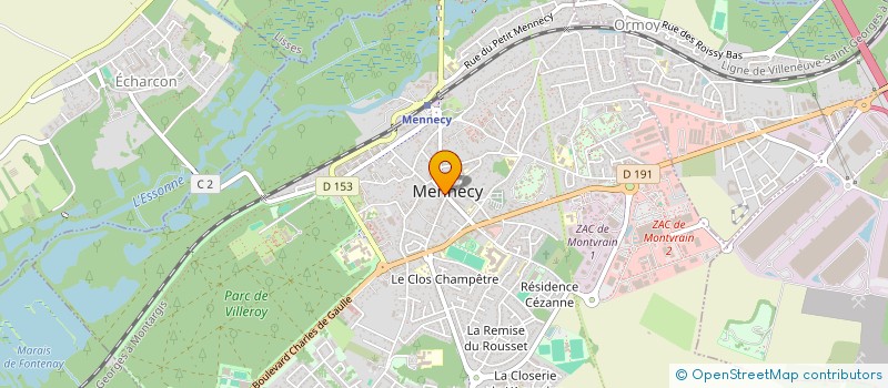 localisation de l'entreprise MA-YA EVENEMENT à MENNECY
