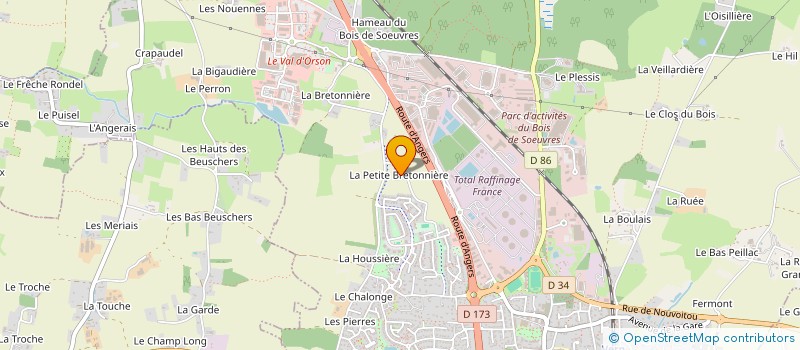 localisation de l'entreprise MA ZI BRAV  VERN-SUR-SEICHE