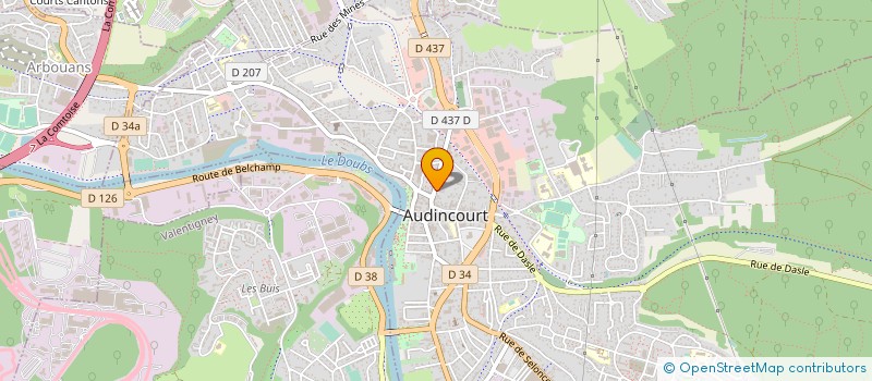 localisation de l'entreprise MA100T ADMINISTRATIF à AUDINCOURT