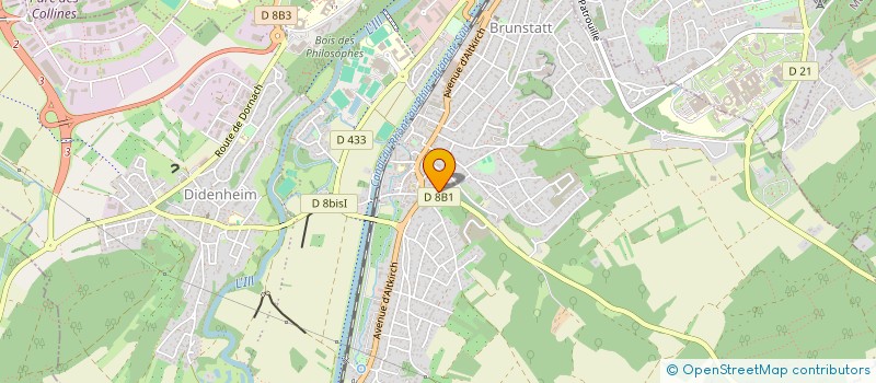 localisation de l'entreprise MA2 311 à STRASBOURG