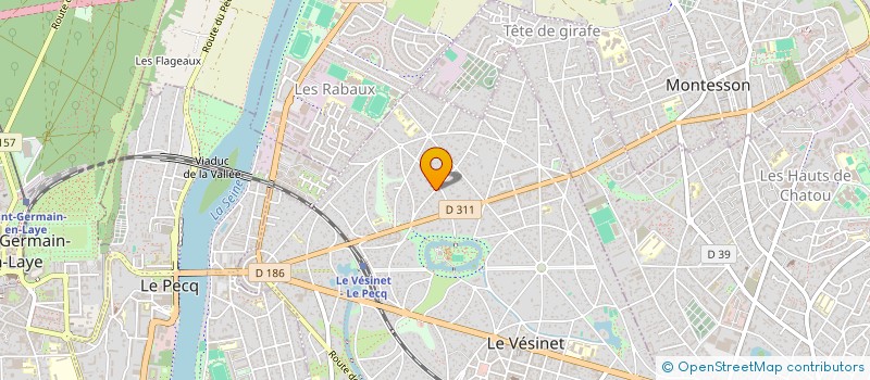 localisation de l'entreprise MA2  LE VESINET