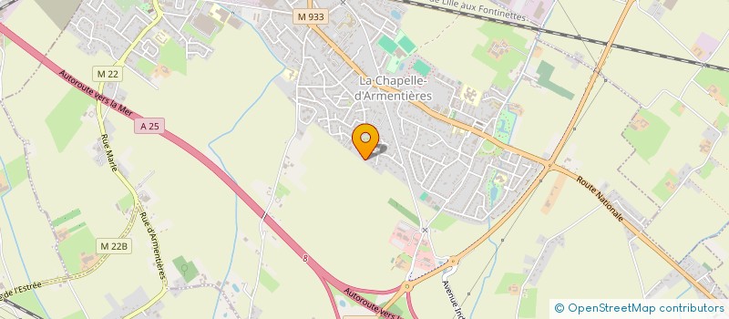 localisation de l'entreprise MA2  LA CHAPELLE-D'ARMENTIERES