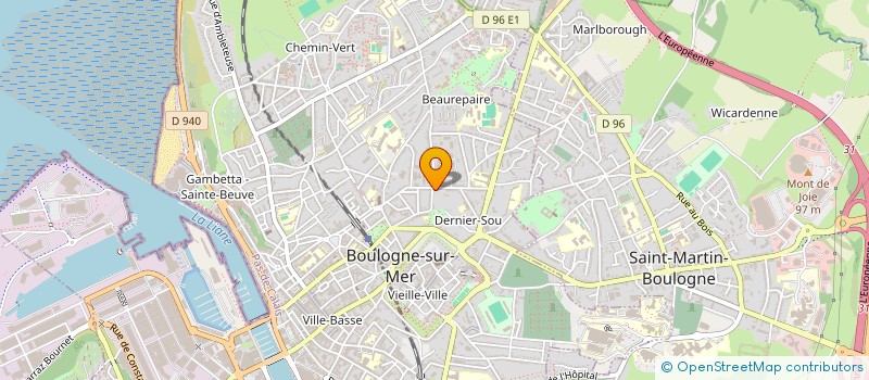 localisation de l'entreprise MA2  BOULOGNE-SUR-MER