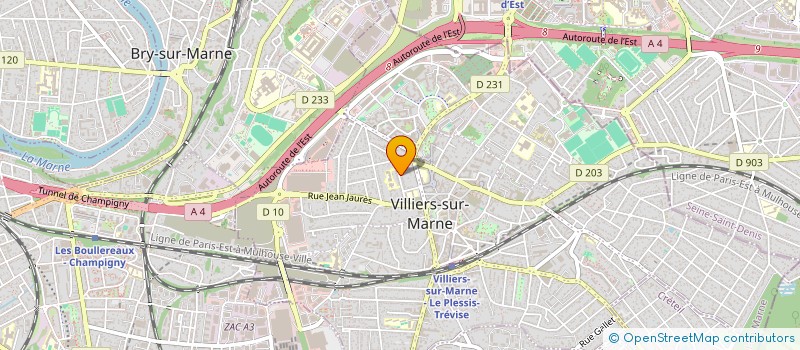 localisation de l'entreprise MA2  VILLIERS-SUR-MARNE