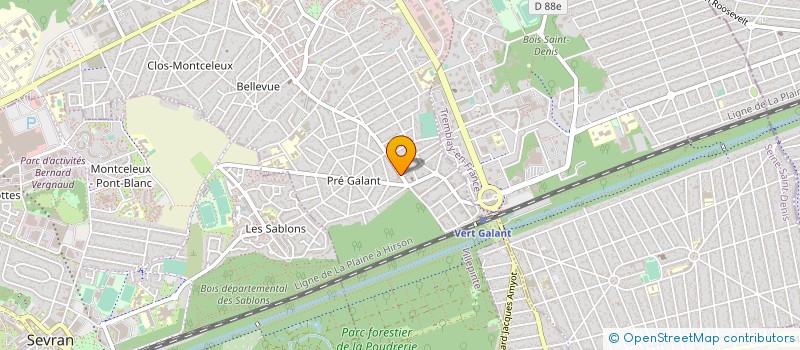 localisation de l'entreprise MA2 CONCEPT à VILLEPINTE